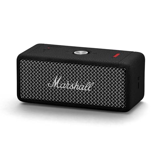 Marshall Emberton II Portable Bluetooth Speaker, Black & Brass - Image 3