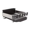 KitchenAid Compact Stainless Steel Dish Rack, 16.06-Inch, Black