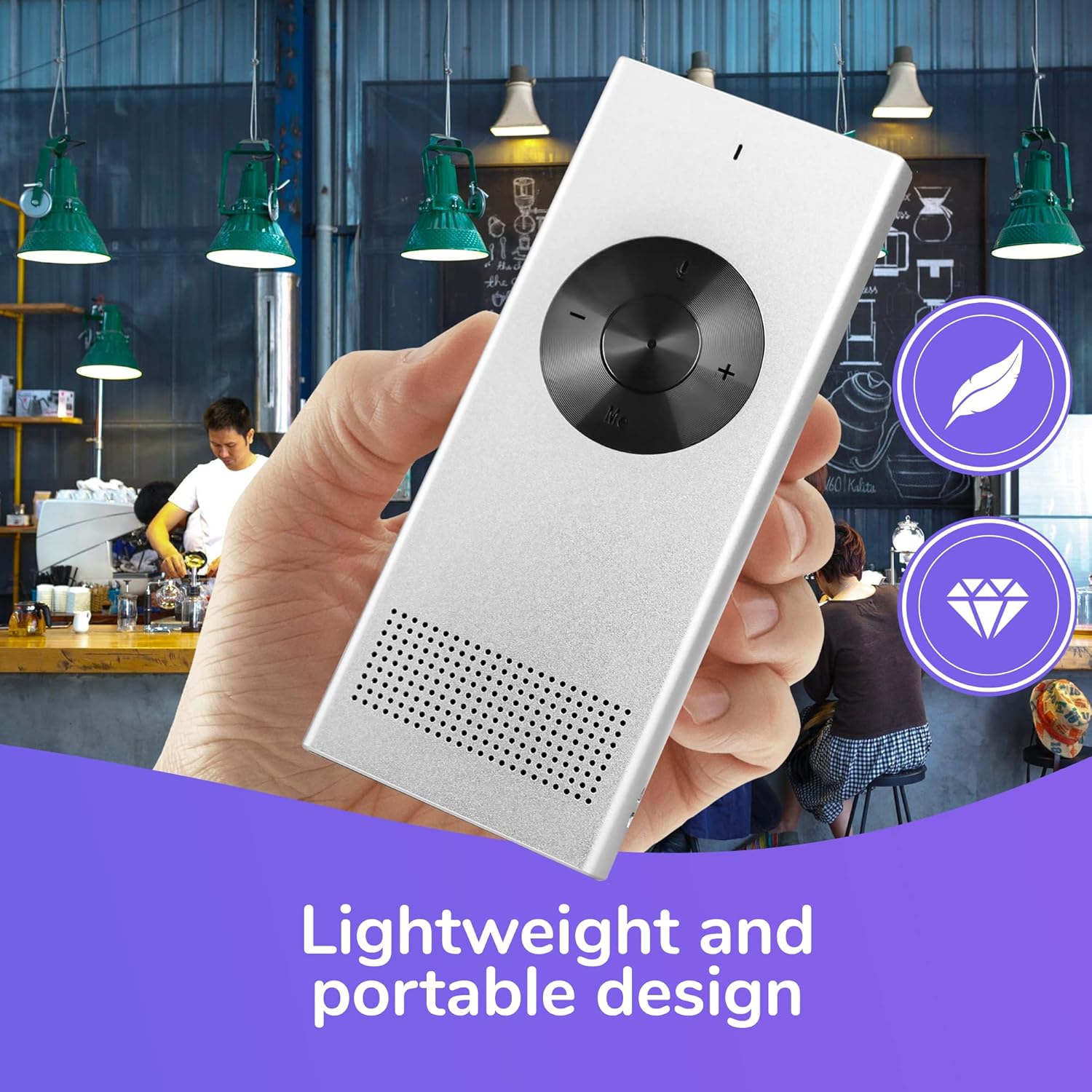 Muama Enence Instant Two-Way Translator. Portable Real-time Translation in 36 Different Languages. Perfect as a Pocket Dictionary and for Learning, Travel and Business Communications - Image 6